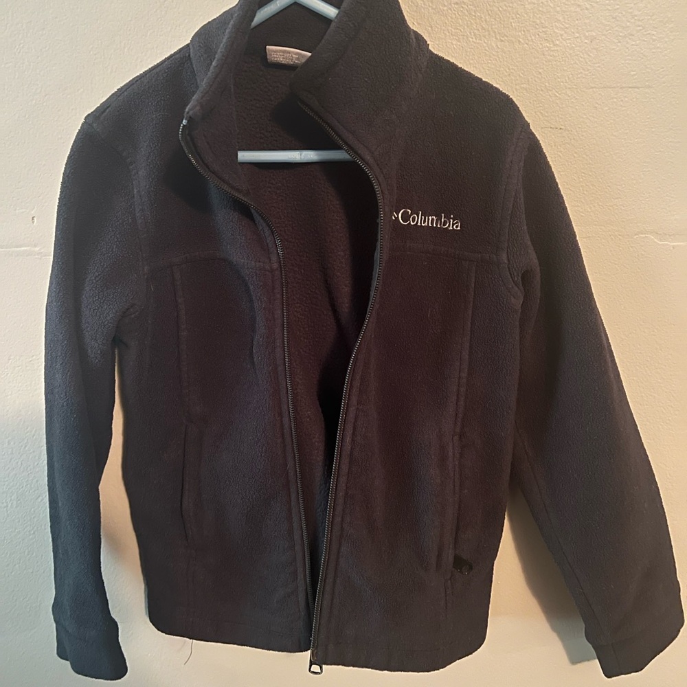 Columbia black jacket.